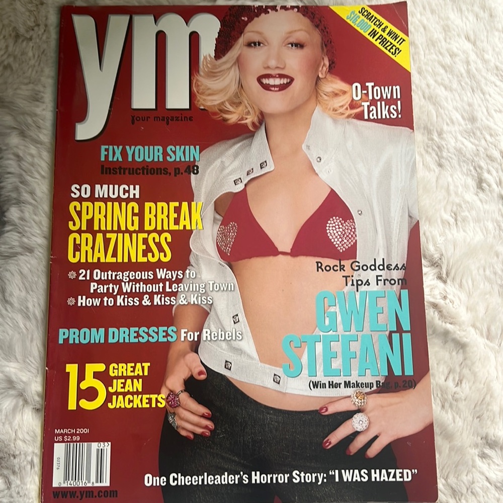 YM March 2001 Gwen Stefani
